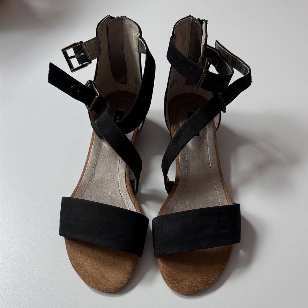 Elegant Black Strappy Sandals